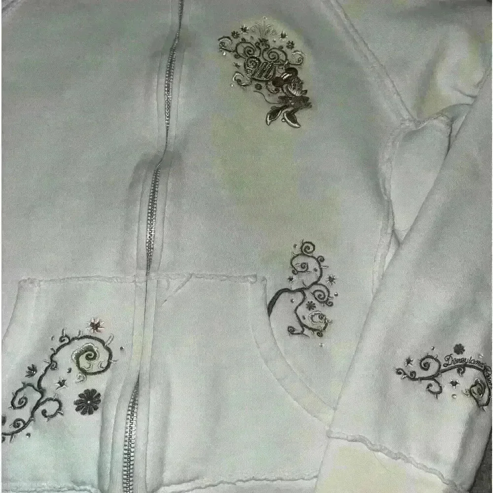 Embroidered Disney Zip Up Jacket